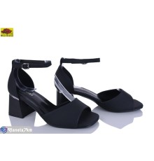 Босоніжки жіночі на літо (6 пар р.36-40) чорний  "Mei De Li"