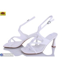 Босоніжки жіночі на літо (6 пар р.36-40) білий  "Mei De Li"