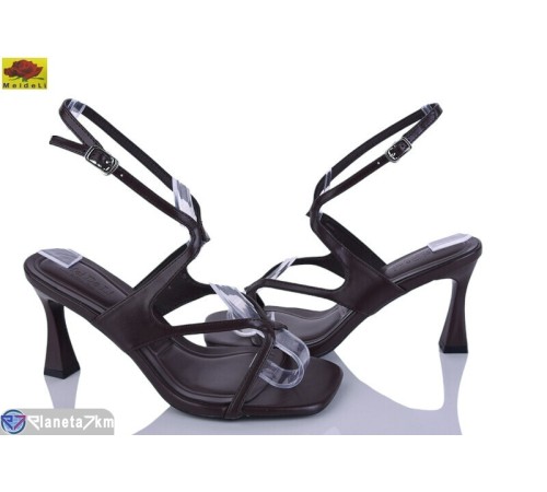 Босоніжки жіночі на літо (6 пар р.36-40) коричневий  "Mei De Li"