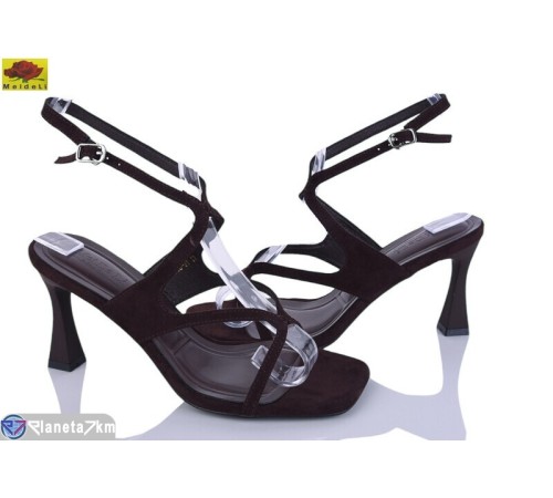 Босоніжки жіночі на літо (6 пар р.36-40) коричневий  "Mei De Li"