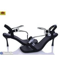 Босоніжки жіночі на літо (6 пар р.36-40) чорний  "Mei De Li"