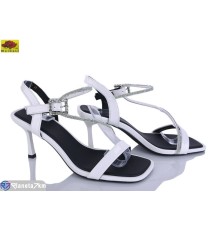 Босоніжки жіночі на літо (6 пар р.36-40) білий  "Mei De Li"