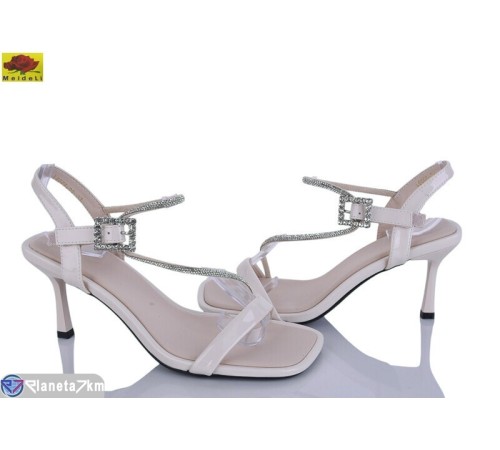 Босоніжки жіночі на літо (6 пар р.36-40) бежевий  "Mei De Li"