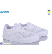 Кросівки жіночі на літо (6 пар р.36-41) білий  "LEOBAZA"