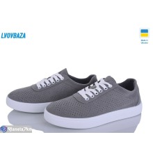 Кросівки жіночі на літо (6 пар р.36-41) сірий  "LEOBAZA"