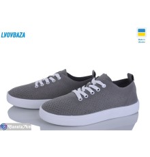 Кросівки жіночі на літо (6 пар р.36-41) сірий  "LEOBAZA"