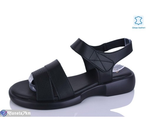 Босоніжки жіночі на літо (8 пар р.37-41) чорний  "LIMPO"