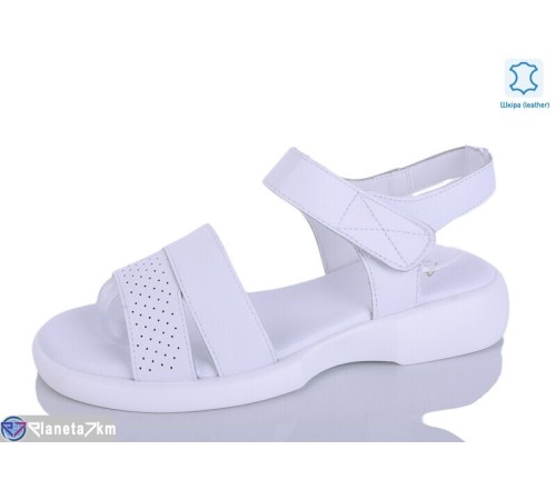 Босоніжки жіночі на літо (8 пар р.37-41) білий  "LIMPO"