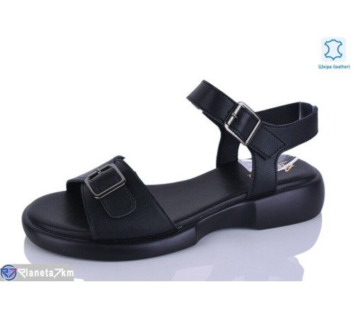 Босоніжки жіночі на літо (8 пар р.37-41) чорний  "LIMPO"