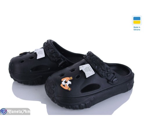 Кроки дитячі на літо (6 пар р.24-35) чорний  "LEO"