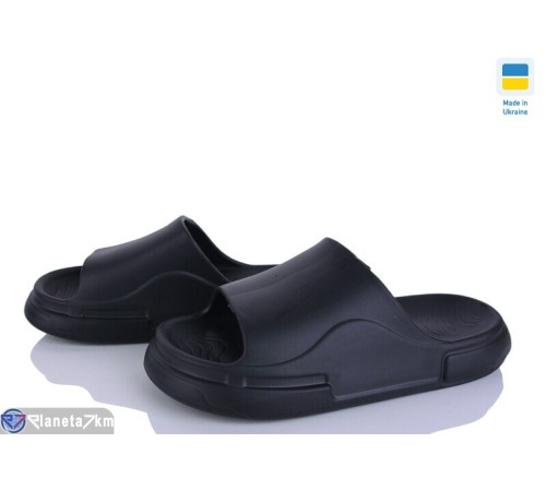 Шлепки чоловічі на літо (8 пар р.41-45) чорний  "LEO"