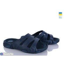 Шлепки чоловічі на літо (6 пар р.41-45) синій  "LEO"