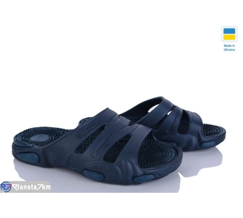 Шлепки чоловічі на літо (6 пар р.41-45) синій  "LEO"
