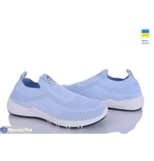 Кросівки жіночі на літо (8 пар р.37-42) блакитний  "OLLA"