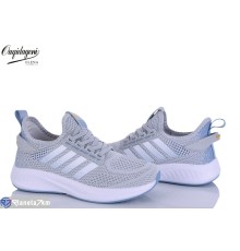 Кросівки жіночі на літо (8 пар р.36-41) сірий  "Dageni"