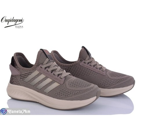 Кросівки жіночі на літо (8 пар р.36-41) коричневий  "Dageni"