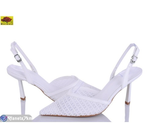 Туфлі жіночі на літо (6 пар р.36-40) білий  "Mei De Li"