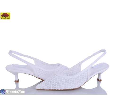 Туфлі жіночі на літо (6 пар р.36-40) білий  "Mei De Li"