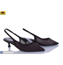 Туфлі жіночі на літо (6 пар р.36-40) коричневий  "Mei De Li"