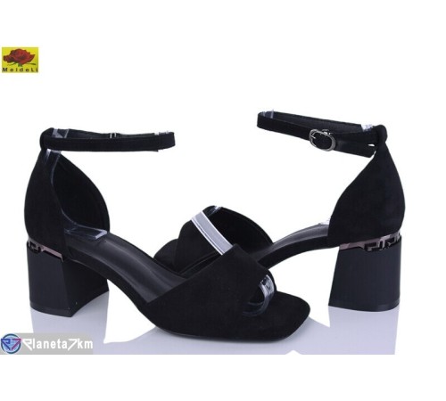 Босоніжки жіночі на літо (6 пар р.36-40) чорний  "Mei De Li"