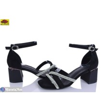 Босоніжки жіночі на літо (6 пар р.36-40) чорний  "Mei De Li"