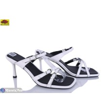 Шлепки жіночі на літо (6 пар р.35-40) білий  "Mei De Li"