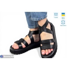 Босоніжки жіночі на літо (6 пар р.36-40) чорний  "FANio"