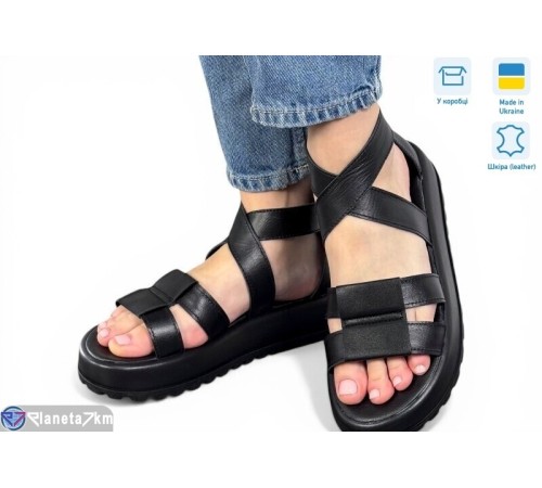 Босоніжки жіночі на літо (6 пар р.36-40) чорний  "FANio"