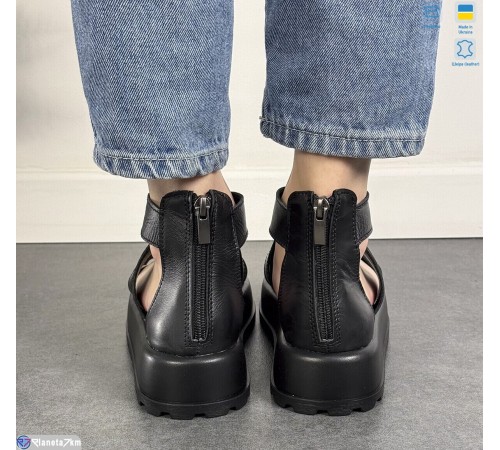 Босоніжки жіночі на літо (6 пар р.36-40) чорний  "FANio"