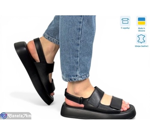 Босоніжки жіночі на літо (6 пар р.36-40) чорний  "FANio"