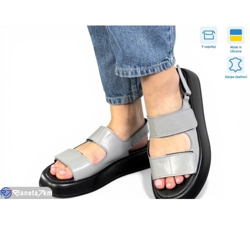 Босоніжки жіночі на літо (6 пар р.36-40) сірий  "FANio"