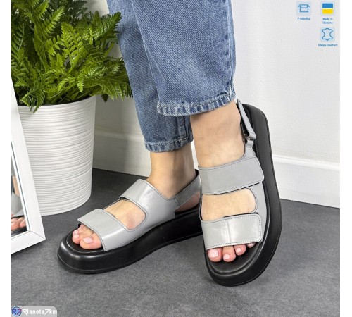 Босоніжки жіночі на літо (6 пар р.36-40) сірий  "FANio"