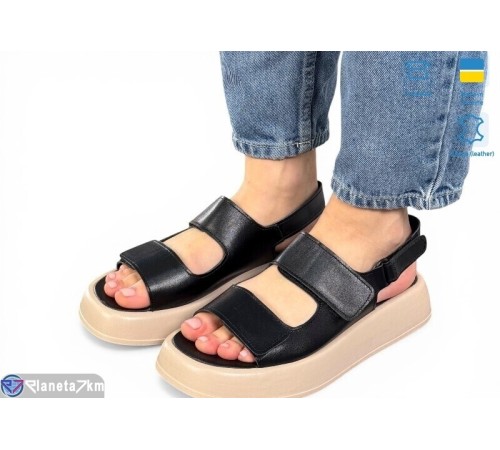 Босоніжки жіночі на літо (6 пар р.36-40) чорний  "FANio"