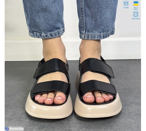 Босоніжки жіночі на літо (6 пар р.36-40) чорний  "FANio"