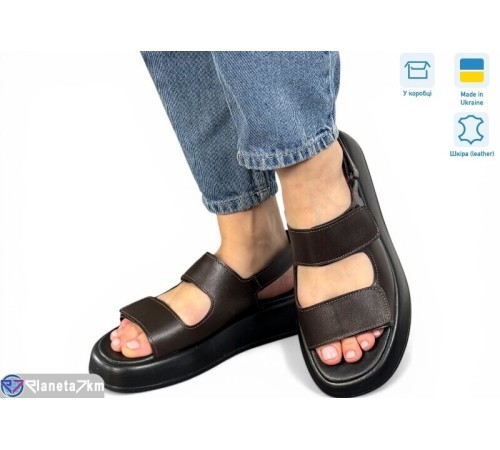 Босоніжки жіночі на літо (6 пар р.36-40) коричневий  "FANio"