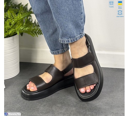 Босоніжки жіночі на літо (6 пар р.36-40) коричневий  "FANio"