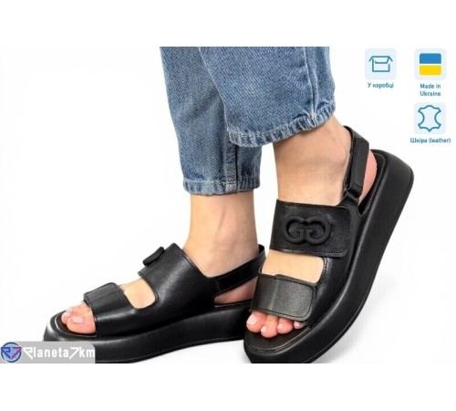 Босоніжки жіночі на літо (6 пар р.36-40) чорний  "FANio"