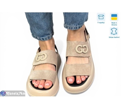 Босоніжки жіночі на літо (6 пар р.36-40) бежевий  "FANio"