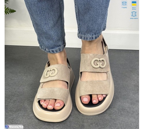 Босоніжки жіночі на літо (6 пар р.36-40) бежевий  "FANio"