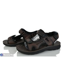 Сандалі чоловічі на літо (8 пар р.40-45) коричневий  "SAB"