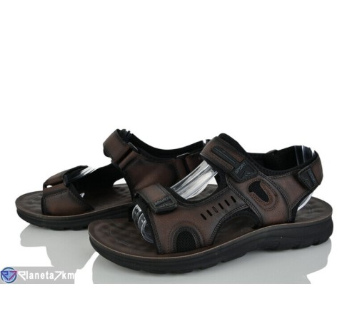 Сандалі чоловічі на літо (8 пар р.40-45) коричневий  "SAB"