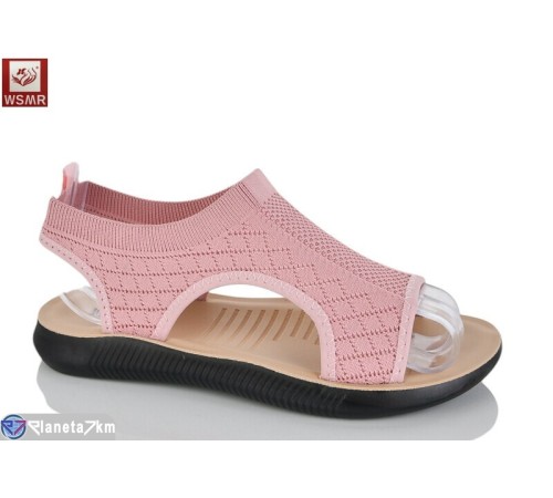 Босоніжки жіночі на літо (8 пар р.37-42) рожевий  "WSMR"