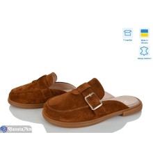 Шлепки жіночі на літо (8 пар р.36-41) коричневий  "ERIKA"