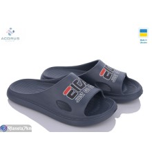 Шлепки чоловічі на літо (6 пар р.41-45) синій  "Acorus"