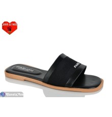 Шлепки жіночі на літо (8 пар р.36-41) чорний  "Jiao Li Mei"