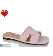 Шлепки жіночі на літо (8 пар р.36-41) рожевий  "Jiao Li Mei"