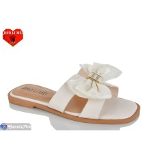 Шлепки жіночі на літо (8 пар р.36-41) бежевий  "Jiao Li Mei"