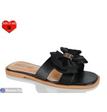 Шлепки жіночі на літо (8 пар р.36-41) чорний  "Jiao Li Mei"