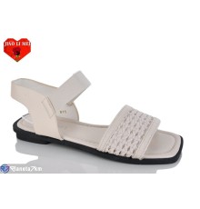 Босоніжки жіночі на літо (8 пар р.36-41) бежевий  "Jiao Li Mei"