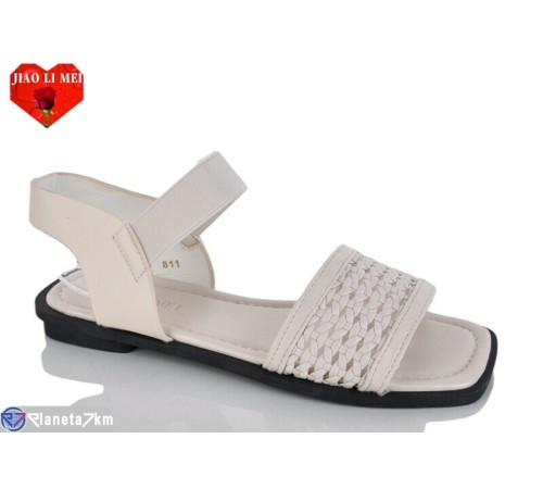 Босоніжки жіночі на літо (8 пар р.36-41) бежевий  "Jiao Li Mei"